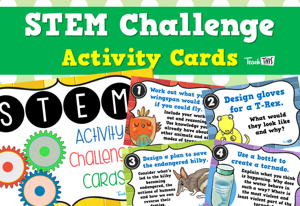 STEM Challenge Activity Cards