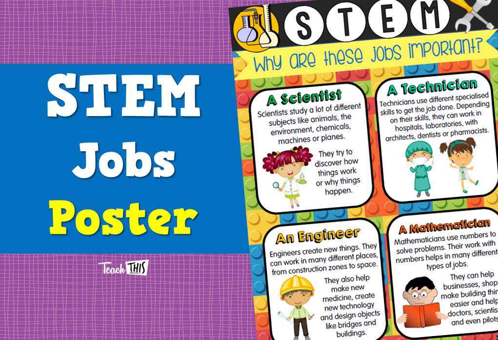 STEM Jobs Poster