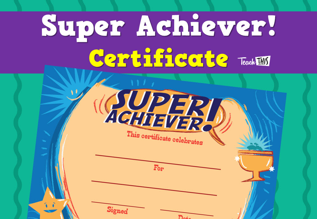 Super Achiever Certificate