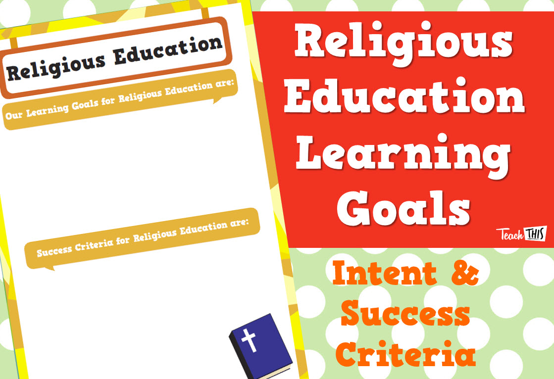 Learning Goals - Religious Education