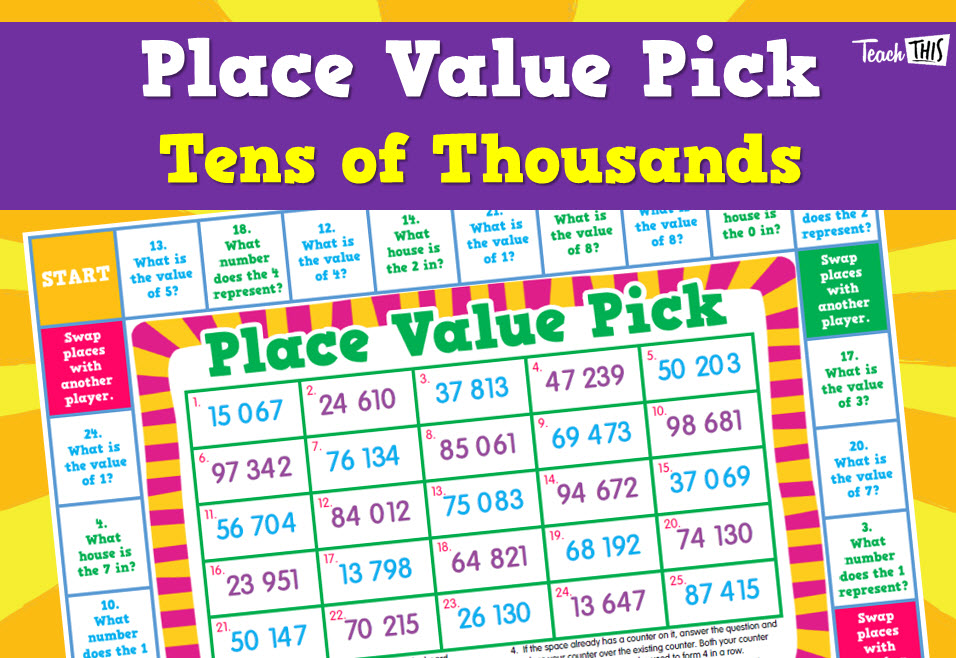 Place Value Pick - Tens Of Thousands
