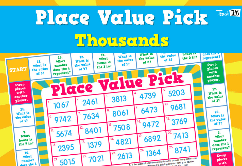 Place Value Pick - Thousands