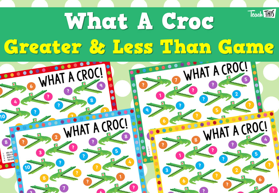 What A Croc - Greater Less Than Game