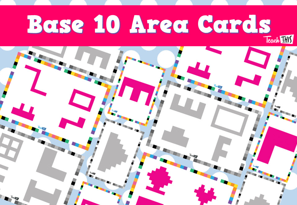 Base 10 Area Cards