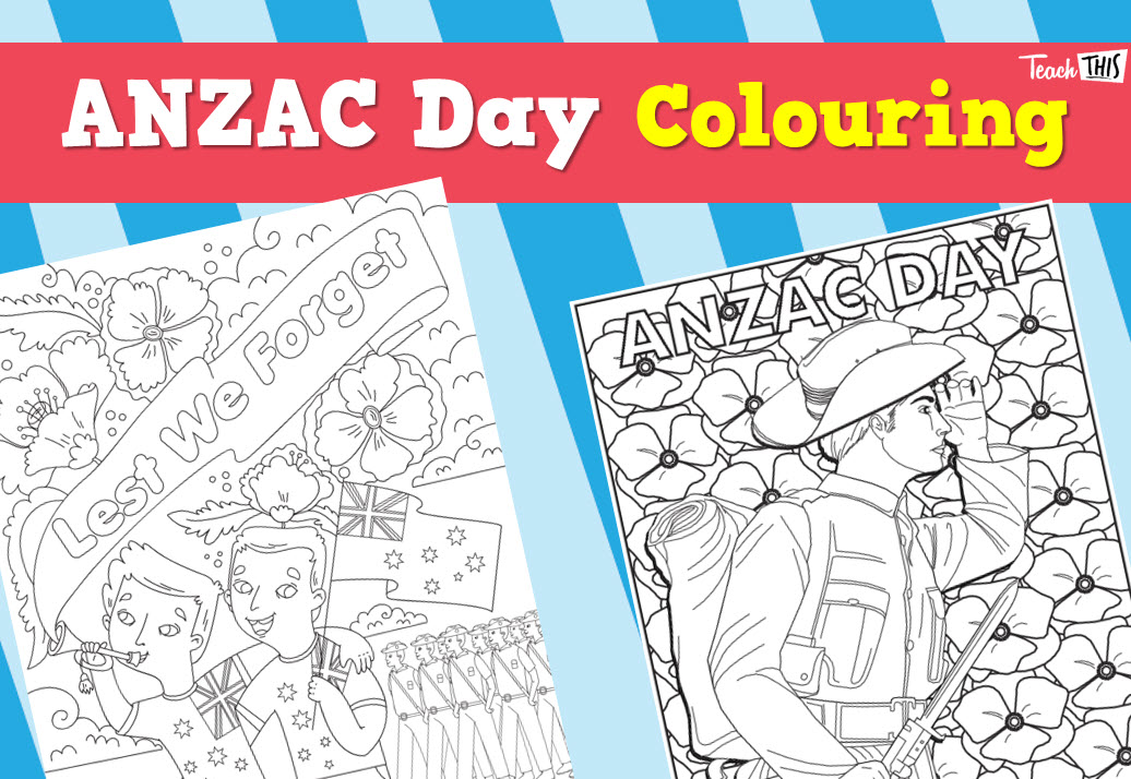 ANZAC Day - Colouring