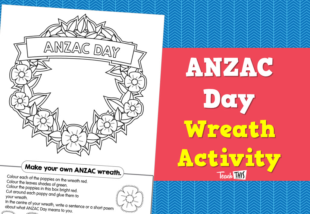 ANZAC - Wreath Activity