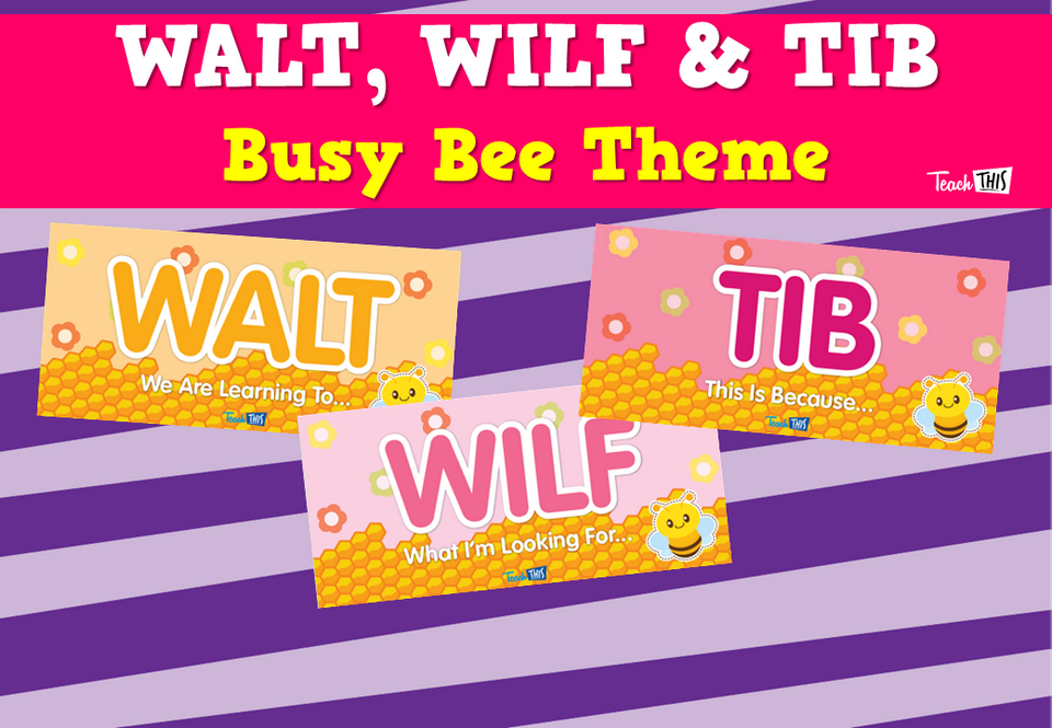WALT, WILF & TIB  - Busy Bee Theme