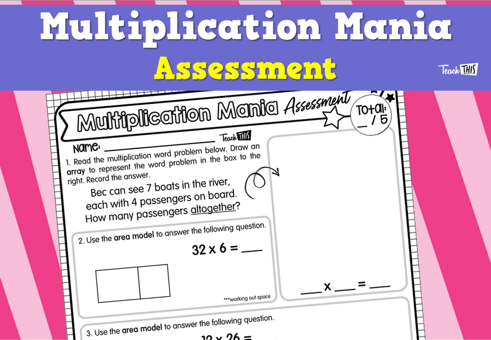 Multiplication Mania Assessment