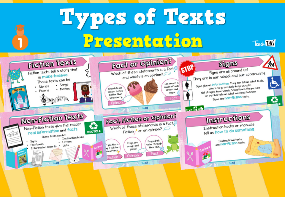 Types of Texts - Presentation