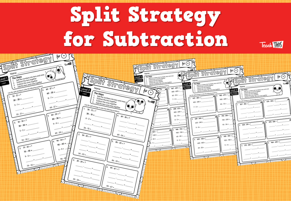 Split Strategy for Subtraction