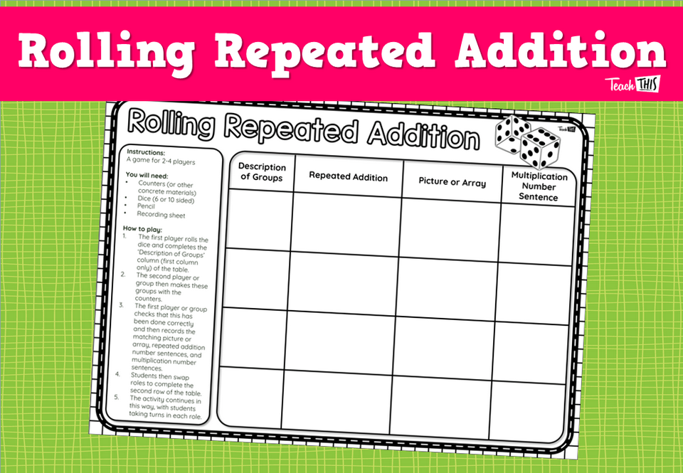 Rolling Repeated Addition