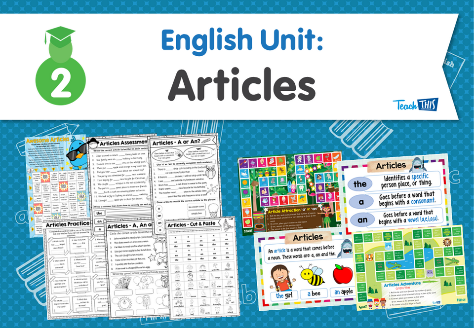 English Unit: Articles