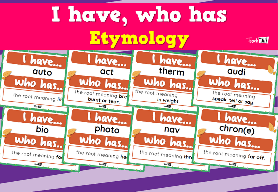 I have, who has - Etymology