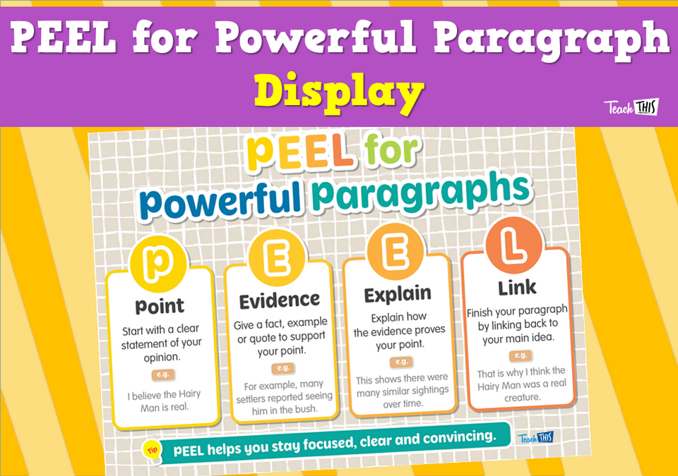 PEEL for Powerful Paragraph - Display