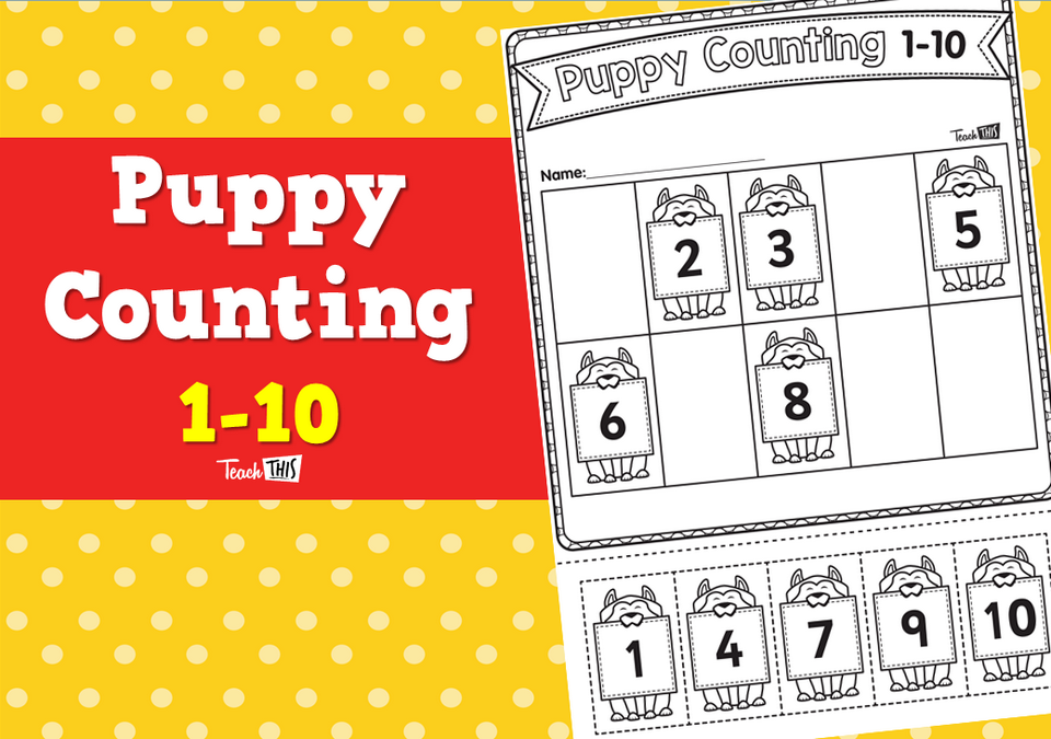 Puppy Counting 1-10