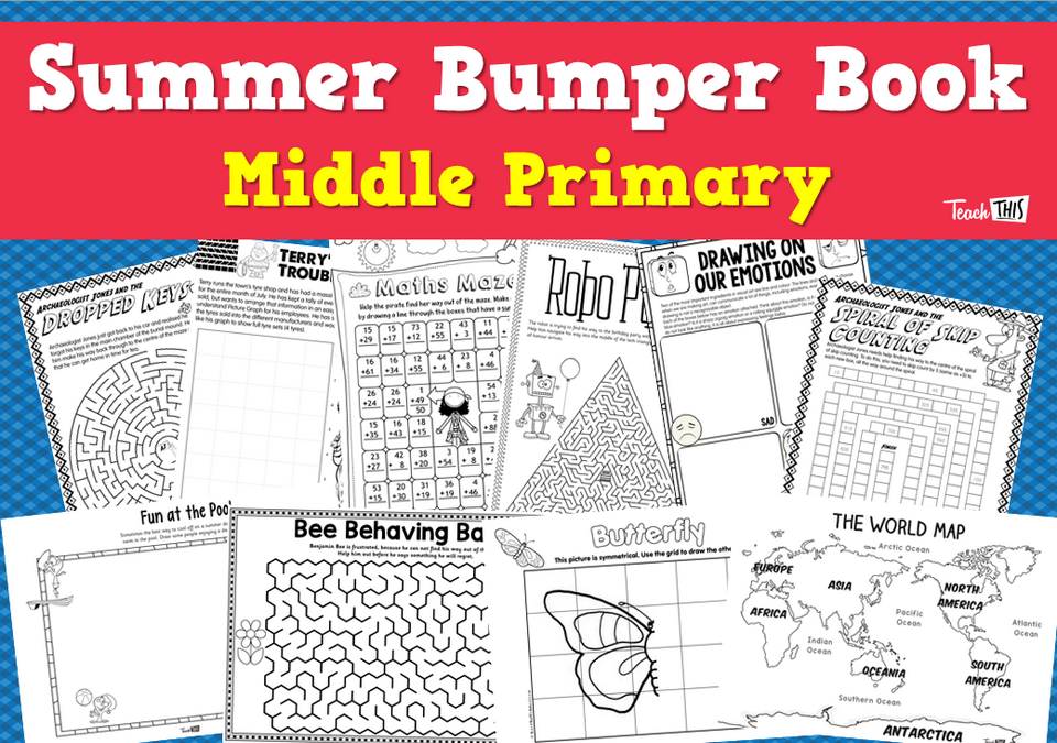Summer Bumper Book - Middle Primary