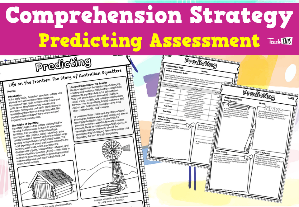 Comprehension Strategy - Predicting - Assessment