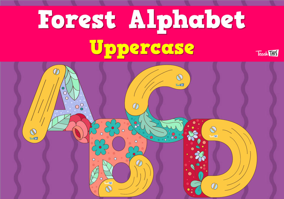 Forest Alphabet - Uppercase