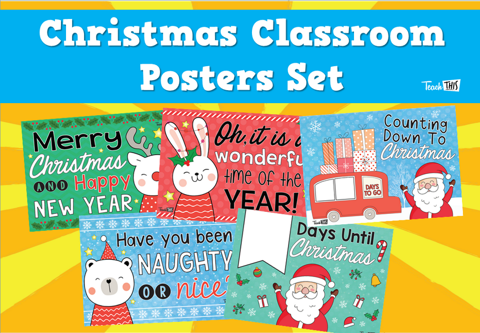 Christmas Classroom Poster Set