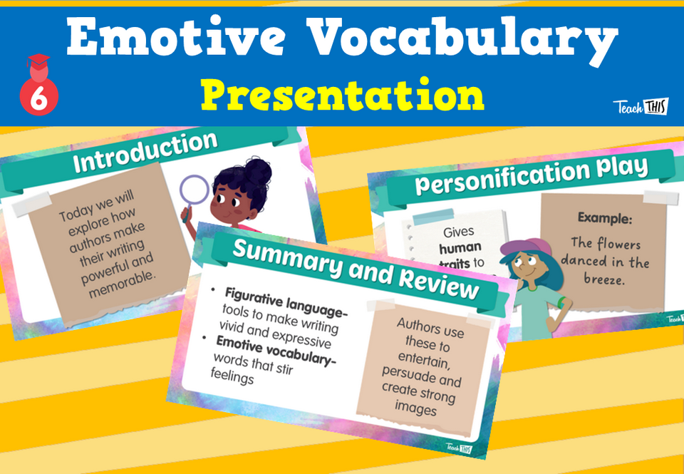 Emotive Vocabulary - Presentation