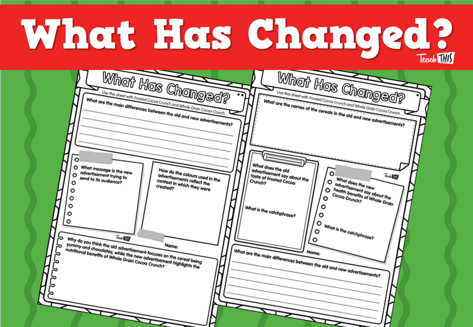 What Has Changed?