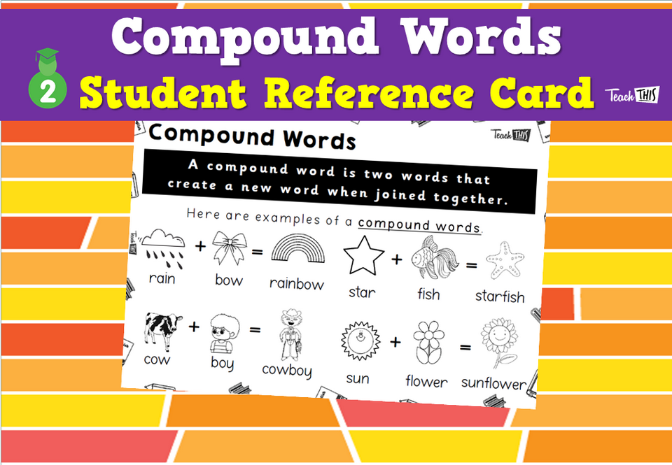 Compound Words - Student Reference Card