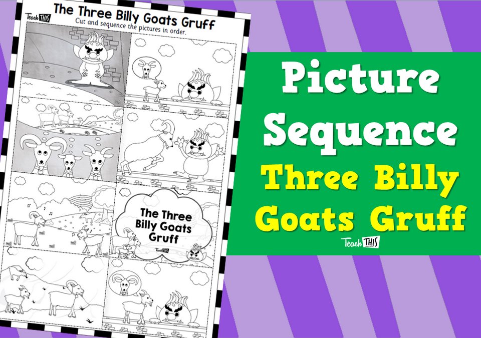 Picture Sequence - Three Billy Goats Gruff