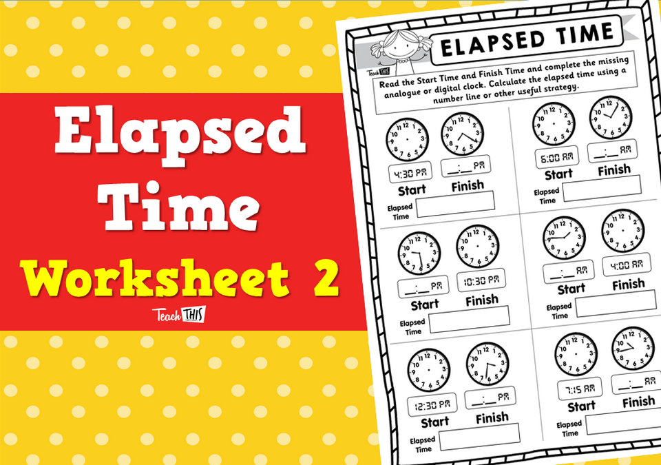 Elapsed Time - Worksheet 2
