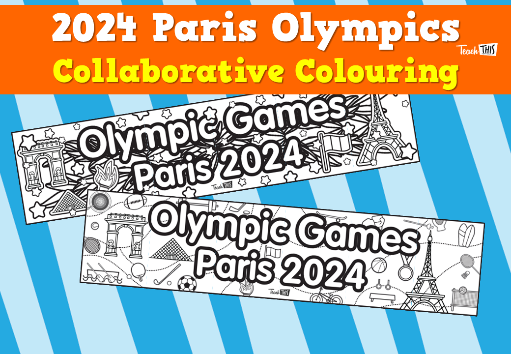 2024 Paris Olympics Collaborative Colouring