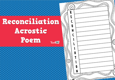 Reconciliation Acrostic Poem