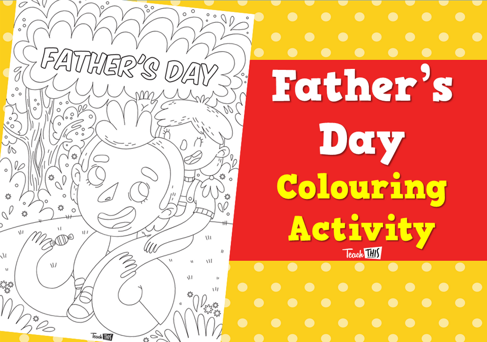 Father's Day - Colouring Activity