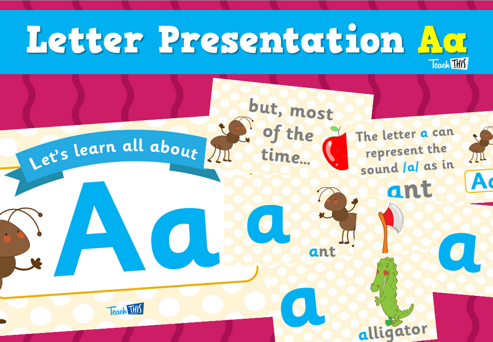 Letter Presentation Aa
