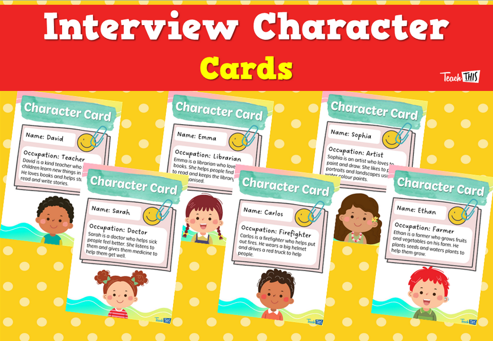 Interview Character Cards