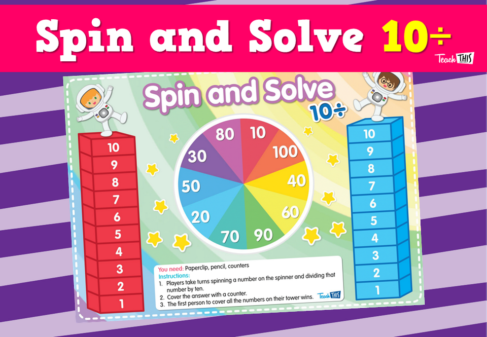Spin and Solve- 10÷