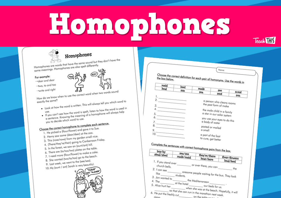 Homophones