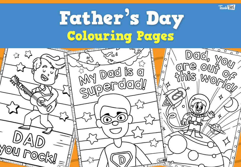 Father's Day - Colouring Pages