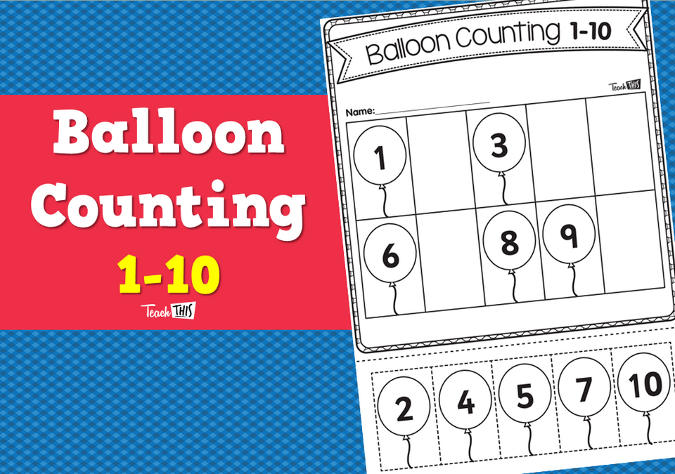 Balloon Counting 1-10