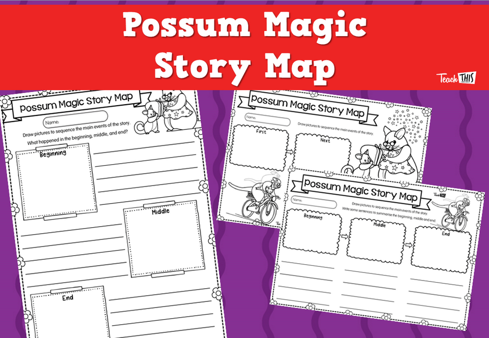 Possum Magic Story Map