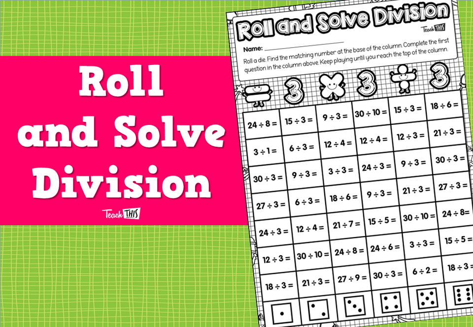 Roll and Solve Division