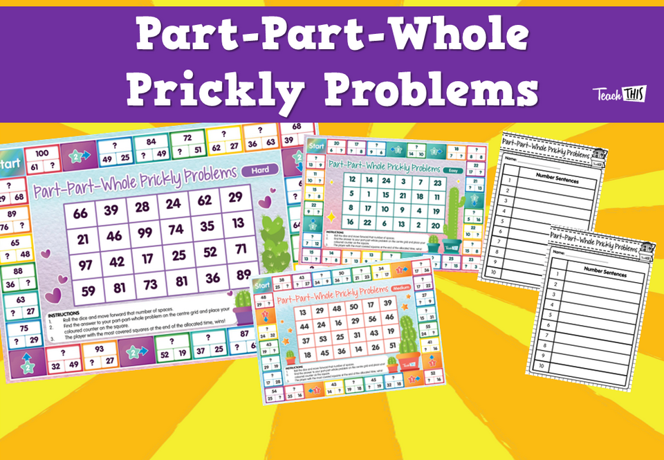 Part-Part-Whole Prickly Problems