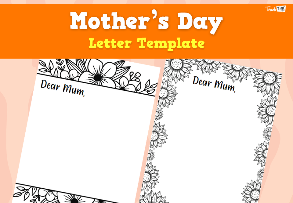 Mother's Day - Letter Template