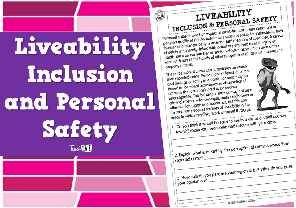 Liveability - Inclusion and Personal Safety