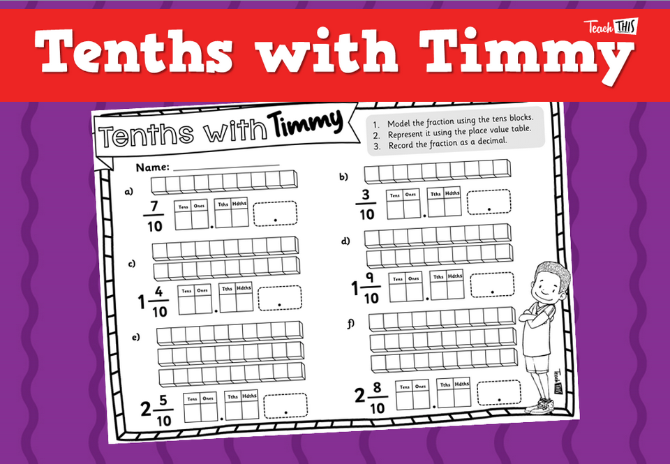 Tenths with Timmy