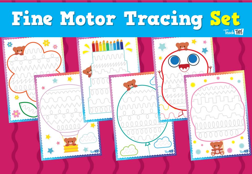 Fine Motor Tracing Set