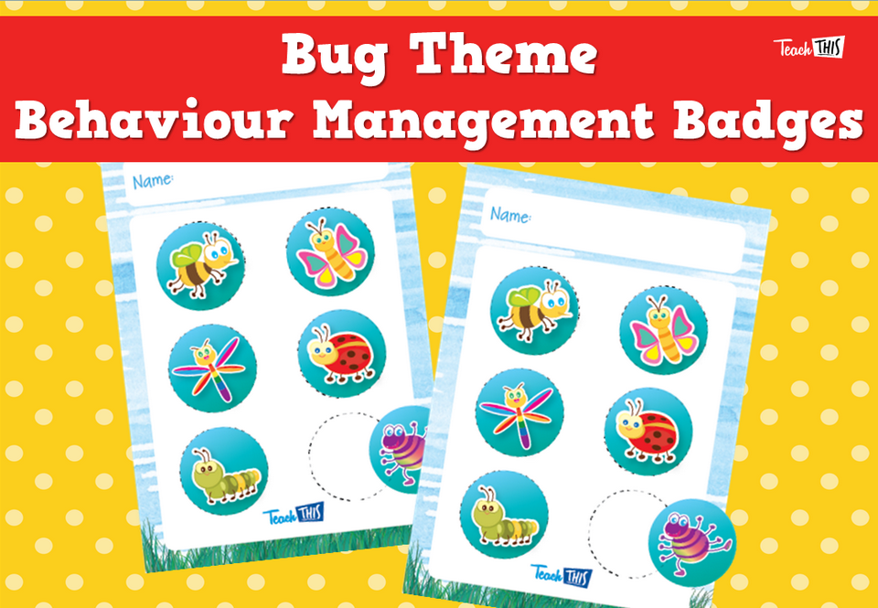 Bug Theme Behaviour Management Badges