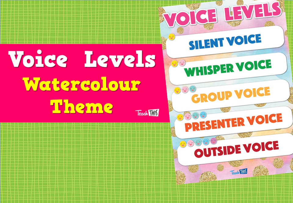 Voice Levels - Watercolour Theme