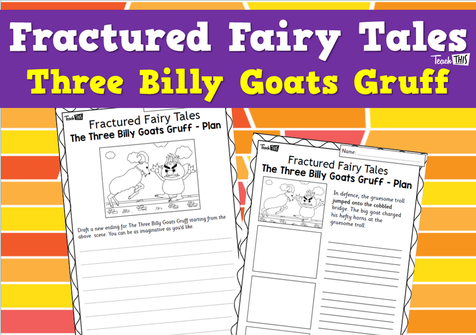 Fractured Fairy Tales - Three Billy Goats Gruff