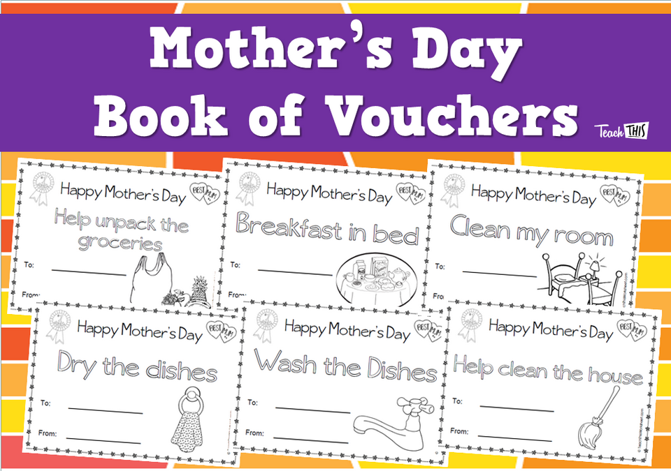 Mothers Day Book of Vouchers