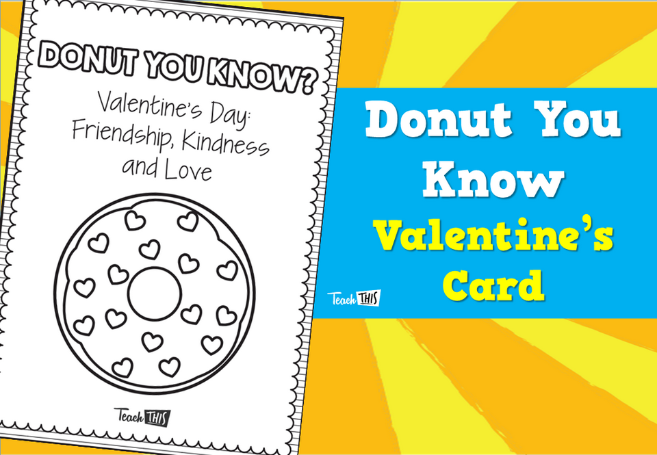 Donut You Know - Valentine's Card