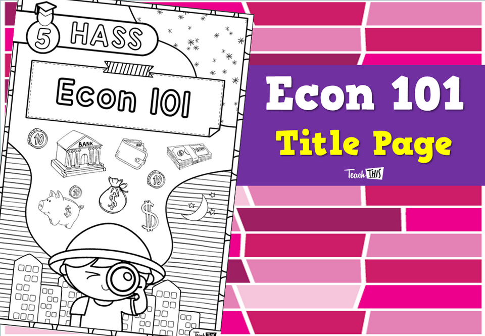 Econ 101 - Title Page